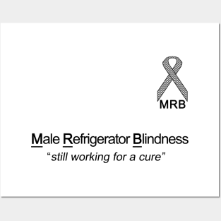 Male Refrigerator Blindness Posters and Art